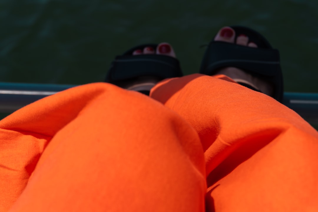 Photo orange pants